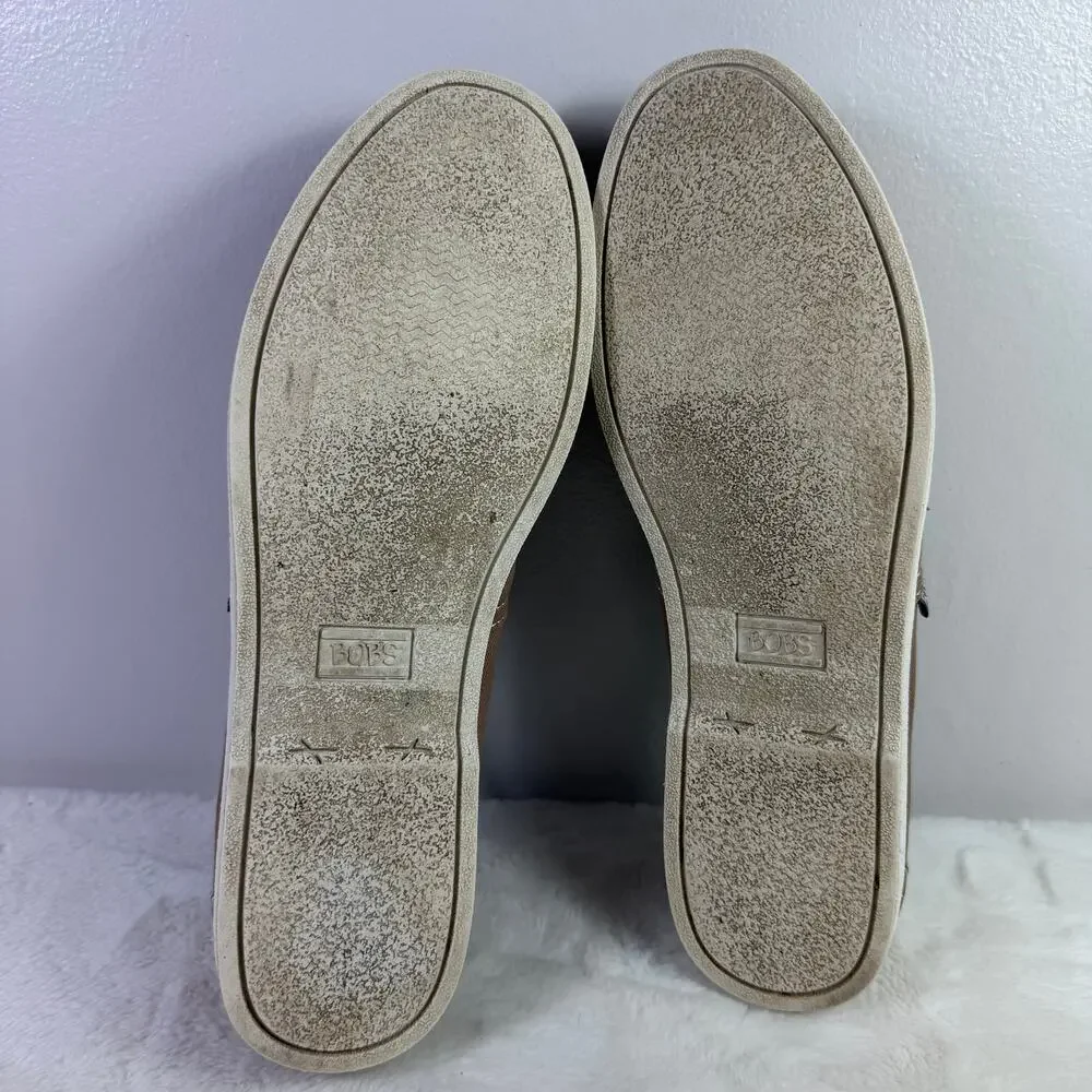 BOBS from Skechers Slip-On Shoes – Women’s Size 12 – Brown/Taupe – Memory Foam